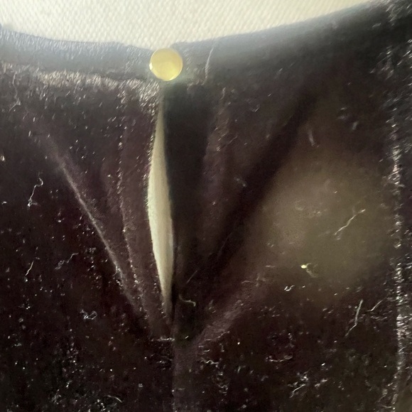 Cable and Gauge sequin ladies short sleeve top crewneck Velveteen back Medium - Picture 10 of 12